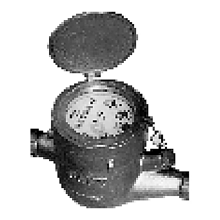Sant Brass Water Meter (Hot Water)