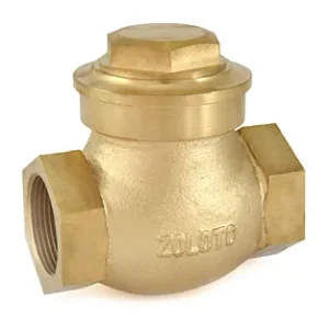 Zoloto Bronze Horizontal Check Valve No. (Screwed)