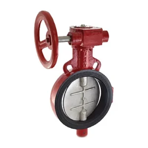 Zoloto Butterfly Valve (Wafer Type), PN 2. 42,058 with S.S 304 Disc Gear Operated Body S.G Iron,